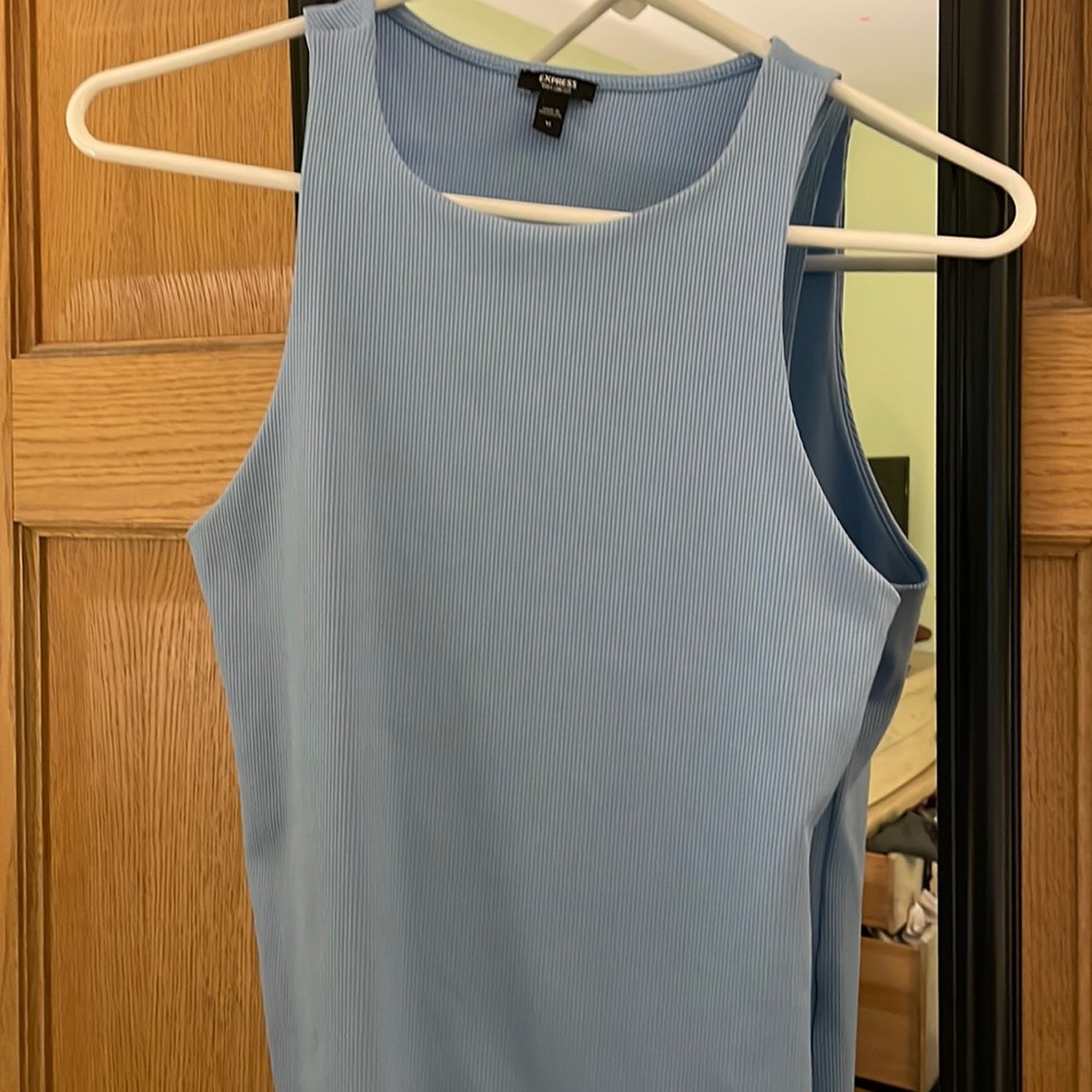 Never worn light blue body suit